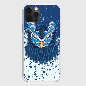 Чехол для iPhone 12 Pro Max с принтом Сова в Тюмени, Силикон |  | animal | bird | owl | paint | животные | краска | птица | сова | филин