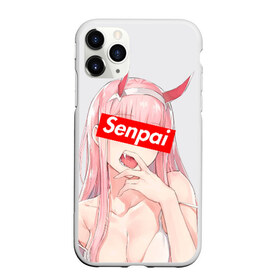 Чехол для iPhone 11 Pro матовый с принтом Senpai 02 в Тюмени, Силикон |  | 02 | ahegao | anime | darling in the franxx | franxx | manga | senpai | аниме | ахегао | манга | милый во франксе | сенпай | франкс