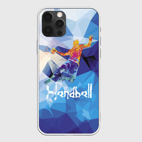 Чехол для iPhone 12 Pro Max с принтом Handball в Тюмени, Силикон |  | attack | ball | game | handball | jump | player | sport | sportsman | атака | игра | мяч | прыжок | спорт | спортмен