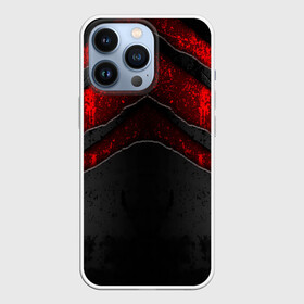 Чехол для iPhone 13 Pro с принтом Black  Red Metal в Тюмени,  |  | Тематика изображения на принте: metal | texture | абстракция | камень | лава | метал | текстура | черная