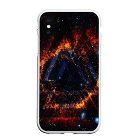 Чехол для iPhone XS Max матовый с принтом ILLUMINATI в Тюмени, Силикон | Область печати: задняя сторона чехла, без боковых панелей | bright | colorful | cool | disco | music | music lover | neon | retro | space | speaker | tape recorder | technique | vintage | винтаж | диско | космос | музыка | неон | ретро | ретро неон | техника