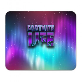 Коврик для мышки прямоугольный с принтом Fortnite LIFE в Тюмени, натуральный каучук | размер 230 х 185 мм; запечатка лицевой стороны | Тематика изображения на принте: battle | fortnite | funny | kills | royale | save | season | the | twitch | world | битва | борьба | зомби | королевская | оружие | скины | стратегия | фортнайт