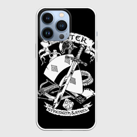 Чехол для iPhone 13 Pro с принтом Fighter в Тюмени,  |  | dd | dungeon  dragons | dungeon and dragons | данжен энд дрэгонс | днд | игра | настольная игра | подземелья и драконы