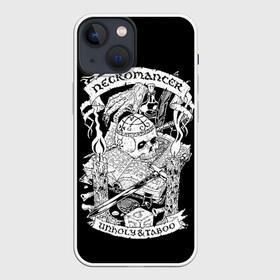 Чехол для iPhone 13 mini с принтом Necromancer в Тюмени,  |  | dd | dungeon  dragons | dungeon and dragons | данжен энд дрэгонс | днд | игра | настольная игра | подземелья и драконы