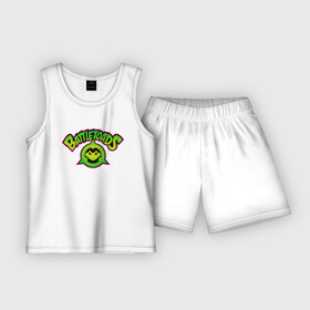 Детская пижама с шортами хлопок с принтом BATTLETOADS 2019 в Тюмени,  |  | battle | battletoads | double | dragon | game | games | logo | nintendo | rare | retro | symbol | toads | батл | батлтодс | баттл | баттлтоадс | игра | игры | лого | логотип | нинтендо | ретро | символ | тоадс | тодс