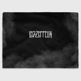 Плед 3D с принтом Led Zeppelin в Тюмени, 100% полиэстер | закругленные углы, все края обработаны. Ткань не мнется и не растягивается | led zeppelin | лед зеппелин