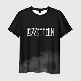 Мужская футболка 3D с принтом Led Zeppelin в Тюмени, 100% полиэфир | прямой крой, круглый вырез горловины, длина до линии бедер | led zeppelin | лед зеппелин