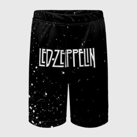 Детские спортивные шорты 3D с принтом Led Zeppelin в Тюмени,  100% полиэстер
 | пояс оформлен широкой мягкой резинкой, ткань тянется
 | 