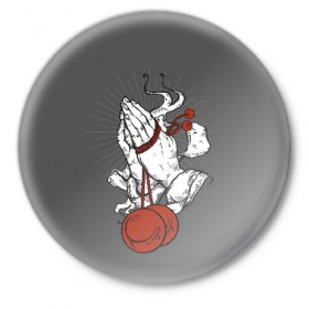 Значок с принтом Poi prayer в Тюмени,  металл | круглая форма, металлическая застежка в виде булавки | fire show | flow art | poi | spin | пои | фаер шоу | фаерщик