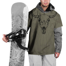 Накидка на куртку 3D с принтом Буйвол (Как у Измайлова) в Тюмени, 100% полиэстер |  | 