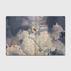 Пазл магнитный 126 элементов с принтом Царевна лебедь в Тюмени, полимерный материал с магнитным слоем | 126 деталей, размер изделия —  180*270 мм | Тематика изображения на принте: живопись | искусство | картина | художники | шедевры