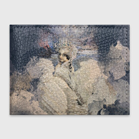 Обложка для студенческого билета с принтом Царевна лебедь в Тюмени, натуральная кожа | Размер: 11*8 см; Печать на всей внешней стороне | Тематика изображения на принте: живопись | искусство | картина | художники | шедевры