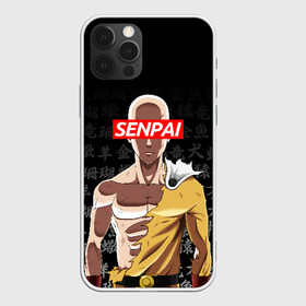 Чехол для iPhone 12 Pro Max с принтом SENPAI ONE PUNCH MAN в Тюмени, Силикон |  | Тематика изображения на принте: one punch man | onepunchman | oppai | saitama | ван панч мен | ванпанчмен | макото миядзаки | сайтама | человек один удар