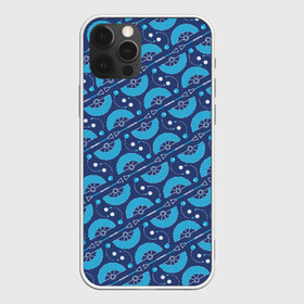 Чехол для iPhone 12 Pro Max с принтом Fire performer pattern blue в Тюмени, Силикон |  | double staff | fan | fire fans | fire show | flow art | poi | spin | веера | дабл стафф | даблы | жонглер | пои | спиннер | фаер шоу | фаерщик