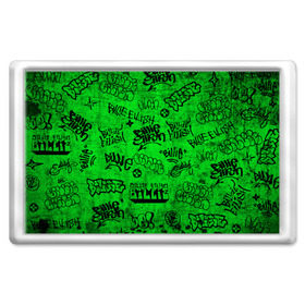 Магнит 45*70 с принтом Billie Eilish Graffiti Grunge в Тюмени, Пластик | Размер: 78*52 мм; Размер печати: 70*45 | billie | eilish | graffiti | grunge | айлиш | билли | граффити | татуировки