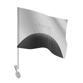 Флаг для автомобиля с принтом DEATH STRANDING | DS в Тюмени, 100% полиэстер | Размер: 30*21 см | death stranding | kojima | kojima productions | кодзима