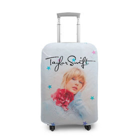 Чехол для чемодана 3D с принтом Taylor Swift в Тюмени, 86% полиэфир, 14% спандекс | двустороннее нанесение принта, прорези для ручек и колес | lover | taylor swift | taylor swift lover | тэйлор свифт