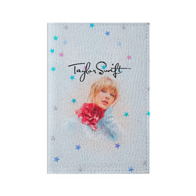 Обложка для паспорта матовая кожа с принтом Taylor Swift в Тюмени, натуральная матовая кожа | размер 19,3 х 13,7 см; прозрачные пластиковые крепления | lover | taylor swift | taylor swift lover | тэйлор свифт