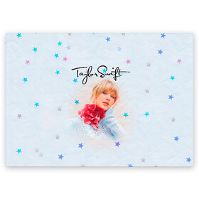 Поздравительная открытка с принтом Taylor Swift в Тюмени, 100% бумага | плотность бумаги 280 г/м2, матовая, на обратной стороне линовка и место для марки
 | Тематика изображения на принте: lover | taylor swift | taylor swift lover | тэйлор свифт