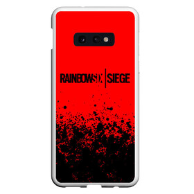 Чехол для Samsung S10E с принтом RAINBOW SIX SIEGE в Тюмени, Силикон | Область печати: задняя сторона чехла, без боковых панелей | 6 | outbreak | rainbow | rainbow six siege | six | tom clancys | радуга осада | том кленсис