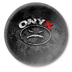 Значок с принтом Onyx в Тюмени,  металл | круглая форма, металлическая застежка в виде булавки | fredro starr | onyx | rap | sonny seeza | sticky fingaz | оникс | рэп
