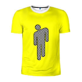 Мужская футболка 3D спортивная с принтом billie eilish в Тюмени, 100% полиэстер с улучшенными характеристиками | приталенный силуэт, круглая горловина, широкие плечи, сужается к линии бедра | billie | billie eilish | eilish | pop | айлиш | билли | инди поп | поп