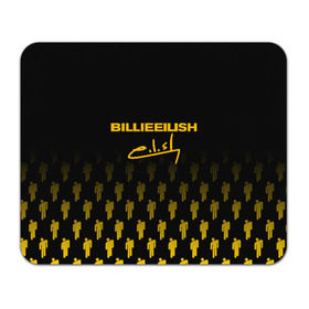 Коврик для мышки прямоугольный с принтом BILLIE EILISH (автограф) в Тюмени, натуральный каучук | размер 230 х 185 мм; запечатка лицевой стороны | be | billie | billie eilish | билли | билли айлиш