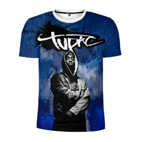 Мужская футболка 3D спортивная с принтом 2Pac в Тюмени, 100% полиэстер с улучшенными характеристиками | приталенный силуэт, круглая горловина, широкие плечи, сужается к линии бедра | 2 pac | 2 pack | 2 pak | 2pack | 2pak | gangsta | gangster | hiphop | makaveli | mc new york | rap | thug life | tu pac | tupac | tupac shakur | tupack | two pac | west coast | гангста | реп | рэп | ту пак | тупак