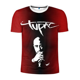 Мужская футболка 3D спортивная с принтом 2Pac в Тюмени, 100% полиэстер с улучшенными характеристиками | приталенный силуэт, круглая горловина, широкие плечи, сужается к линии бедра | 2 pac | 2 pack | 2 pak | 2pack | 2pak | gangsta | gangster | hiphop | makaveli | mc new york | rap | thug life | tu pac | tupac | tupac shakur | tupack | two pac | west coast | гангста | реп | рэп | ту пак | тупак