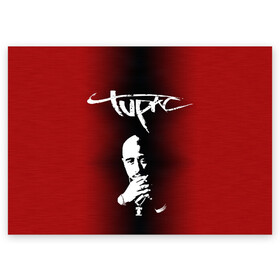 Поздравительная открытка с принтом 2Pac в Тюмени, 100% бумага | плотность бумаги 280 г/м2, матовая, на обратной стороне линовка и место для марки
 | 2 pac | 2 pack | 2 pak | 2pack | 2pak | gangsta | gangster | hiphop | makaveli | mc new york | rap | thug life | tu pac | tupac | tupac shakur | tupack | two pac | west coast | гангста | реп | рэп | ту пак | тупак
