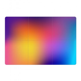 Магнитный плакат 3Х2 с принтом Abstract gradient colors в Тюмени, Полимерный материал с магнитным слоем | 6 деталей размером 9*9 см | abstract | colors | gradient | абстракция | градиент | перелив | цвет | цветовой
