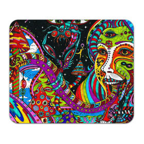 Коврик для мышки прямоугольный с принтом психоделика в Тюмени, натуральный каучук | размер 230 х 185 мм; запечатка лицевой стороны | abstract | abstraction | color | geometry | paitnt | psy | абстракция | геометрия | краски | неоновые | психоделика