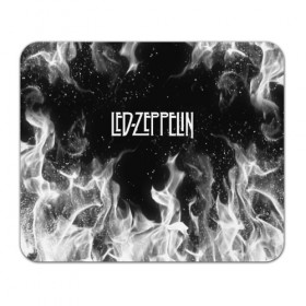 Коврик для мышки прямоугольный с принтом LED ZEPPELIN в Тюмени, натуральный каучук | размер 230 х 185 мм; запечатка лицевой стороны | Тематика изображения на принте: led zeppelin | джимми пейдж | лед зеппелин