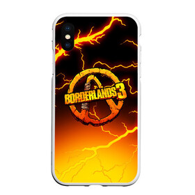 Чехол для iPhone XS Max матовый с принтом BORDERLANDS 3 в Тюмени, Силикон | Область печати: задняя сторона чехла, без боковых панелей | Тематика изображения на принте: borderlands | borderlands 3 | hyperion | бордерлендс | гиперион