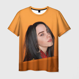 Мужская футболка 3D с принтом BILLIE EILISH в Тюмени, 100% полиэфир | прямой крой, круглый вырез горловины, длина до линии бедер | all | asleep | bad | bellyache | billie | blohsh | dont | eilish | eyes | fall | guy | logo | music | ocean | singer | smile | when | айлиш | били | билли | бэрд | лого | музыка | пайрат | певица | символ | эйлиш