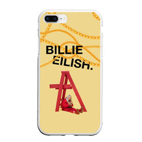 Чехол для iPhone 7Plus/8 Plus матовый с принтом BILLIE EILISH в Тюмени, Силикон | Область печати: задняя сторона чехла, без боковых панелей | all | asleep | bad | bellyache | billie | blohsh | dont | eilish | eyes | fall | guy | logo | music | ocean | singer | smile | when | айлиш | били | билли | бэрд | лого | музыка | пайрат | певица | символ | эйлиш