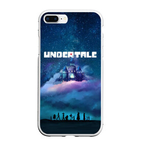 Чехол для iPhone 7Plus/8 Plus матовый с принтом UNDERTALE АНДЕРТЕЙЛ в Тюмени, Силикон | Область печати: задняя сторона чехла, без боковых панелей | asriel dreemurr | chara | frisk | sans | undertale | азриэль дримурр | андертейл | андрайн | гастер | замок азгора | меттатон | санс | фриск | чара