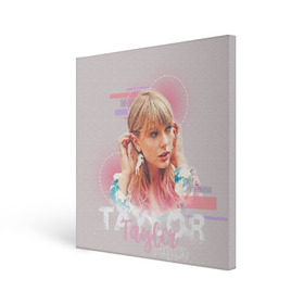 Холст квадратный с принтом Taylor Swift в Тюмени, 100% ПВХ |  | lover | me | new album | reputation | swift | taylor | taylor swift | музыка | новый альбом | свифт | тей | тейлор | тейлор свифт