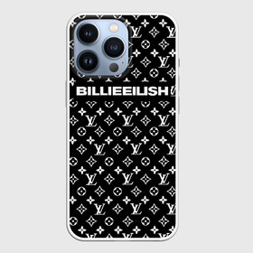Чехол для iPhone 13 Pro с принтом BILLIE EILISH в Тюмени,  |  | be | billie | billie eilish | blohsh | brand | france | logo | louis vuitton | lv | pattern | билли | билли айлиш | бренд | лв | лого | лоуис вуиттон | луи вуиттон | мода | паттерн | фигуры | франция
