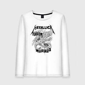 Женский лонгслив хлопок с принтом Metallica в Тюмени, 100% хлопок |  | metalica | metallica | группа | джеймс хэтфилд | кирк хэмметт | ларс ульрих | метал | металика | металлика | миталика | музыка | роберт трухильо | рок | трэш | трэшметал | хард | хеви