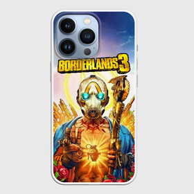 Чехол для iPhone 13 Pro с принтом BORDERLANDS 3 в Тюмени,  |  | Тематика изображения на принте: border | borderlands | borderlands 2 | borderlands 3 | games | lands | logo | rpg | symbol | амара | бордер | бордерлендс | бордерлендс 2 | бордерлендс 3 | зейн | игры | лендс | лого | моуз | рпг | символ | фл4к