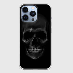 Чехол для iPhone 13 Pro с принтом ЧЕРЕП В ТЕМНОТЕ в Тюмени,  |  | abstract | abstraction | bones | fantasy | skull | голова | кости | скилет | череп