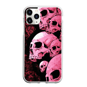 Чехол для iPhone 11 Pro Max матовый с принтом ЧЕРЕПА в Тюмени, Силикон |  | abstract | abstraction | bones | fantasy | skull | голова | кости | скилет | череп