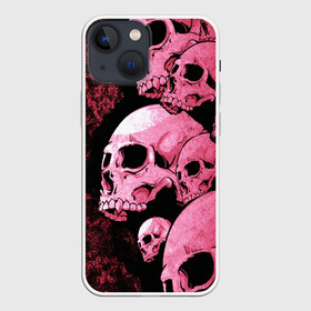 Чехол для iPhone 13 mini с принтом ЧЕРЕПА в Тюмени,  |  | abstract | abstraction | bones | fantasy | skull | голова | кости | скилет | череп