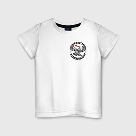 Детская футболка хлопок с принтом ХАБИБ (НА СПИНЕ) в Тюмени, 100% хлопок | круглый вырез горловины, полуприлегающий силуэт, длина до линии бедер | khabib | khabib nurmagomedov | mma | мма | хабиб | хабиб нурмагомедов