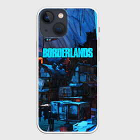 Чехол для iPhone 13 mini с принтом BORDERLANDS в Тюмени,  |  | bl3 | borderlands | borderlands 3 | game | guns | mayhem is coming | psycho | roses are red | vault | vault symbol | игры | пустошь