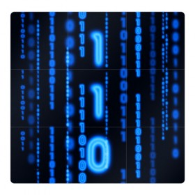 Магнитный плакат 3Х3 с принтом Я ПРОГРАММИСТ в Тюмени, Полимерный материал с магнитным слоем | 9 деталей размером 9*9 см | hugo weaving | pc | the matrix | код | компьютеры | матрица | матрица 4 | программист | программный код | цифры