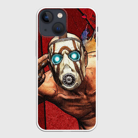 Чехол для iPhone 13 mini с принтом BORDERLANDS 3 в Тюмени,  |  | Тематика изображения на принте: borderlands | borderlands 3 | cl4p tp | claptrap | gearbox | hyperion | lilith | moxxi | psycho | sirens | tina | zero | бордерлендс | гиперион | зеро | клеп треп | лилит | мокси | псих | сирена | тина