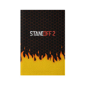 Обложка для паспорта матовая кожа с принтом STANDOFF 2 в Тюмени, натуральная матовая кожа | размер 19,3 х 13,7 см; прозрачные пластиковые крепления | standoff | standoff 2 | противостояние