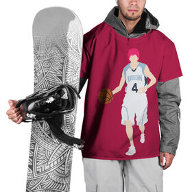Накидка на куртку 3D с принтом Seijuurou Akashi в Тюмени, 100% полиэстер |  | Тематика изображения на принте: akashi | basket | basketball | kuroko | kuroko no basket | seijuurou | акаши | баскетбол | куроко | сэйджуро